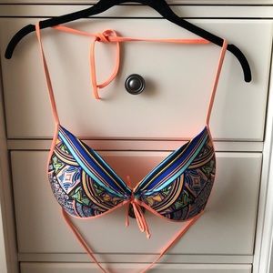 Eidon large tie bikini top